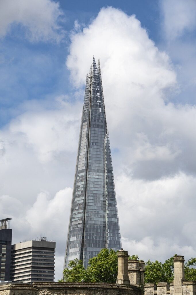 london, skyscraper, nature