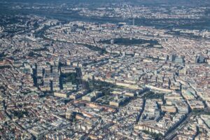 vienna, aerial view, city